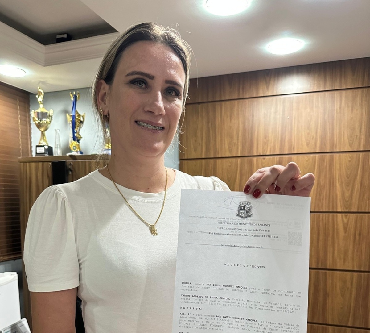 Prefeitura cria setor de Esporte Feminino e fortalece a inclusão em Sarandi